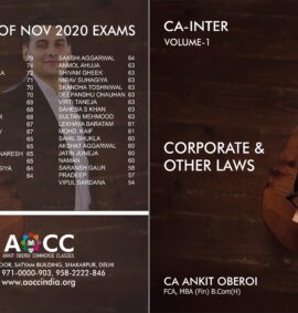 CORPORATE & OTHER LAWS |COMPREHENSIVE BOOKS + CASE STUDY BOOSTER | CA INTERMEDIATE MAY/NOV 2024